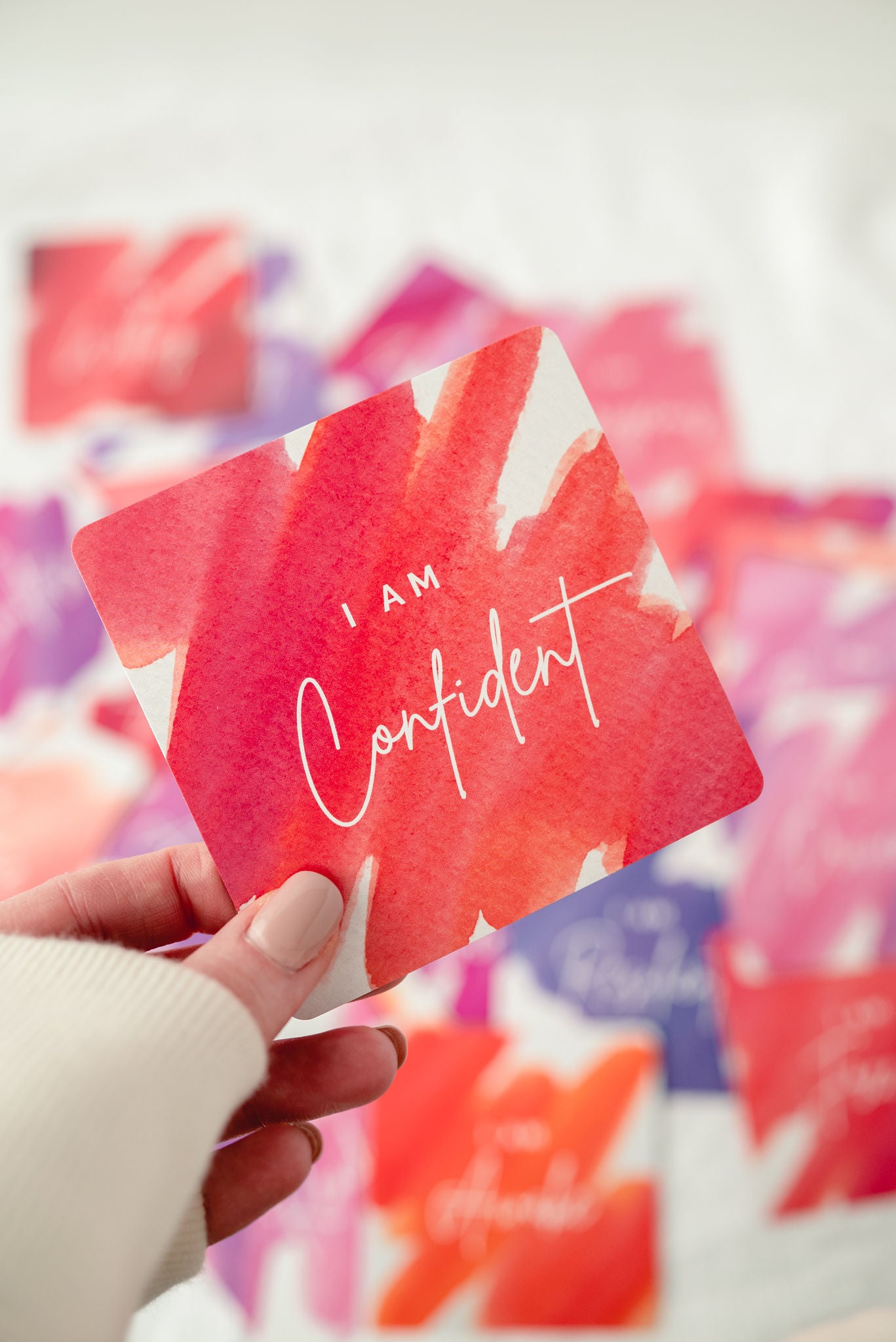 Watercolor Affirmation Deck
